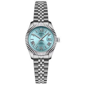 Nibosi 2681 Relojes de lujo para niñas Reloj dorado de acero inoxidable para mujer Reloj de cuarzo de moda con correa de acero para mujer - Product Image 1