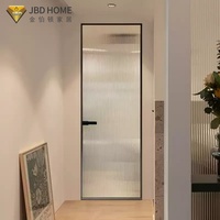Portes à battants modernes en aluminium à rupture de pont thermique, double/triple vitrage, pour usage extérieur, tailles personnalisées pour résidentiel et commercial