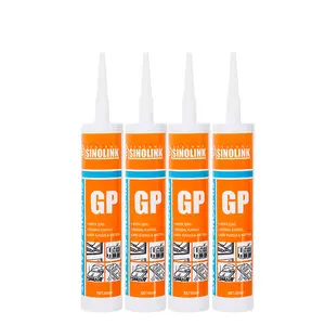 Fabrieksprijs 280Ml 300Ml Gp Wit Siliconen Spray Kit Gom Azijnzuur Siliconen Kit Voor Ramen En Deuren