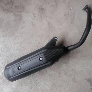 Silenziatore di Scarico per Moto GY6 125cc 150cc, Silenziatore Originale Compatibile con <span class=keywords><strong>SYM</strong></span> <span class=keywords><strong>125</strong></span> con Freno a Tamburo Posteriore - Product Image 6