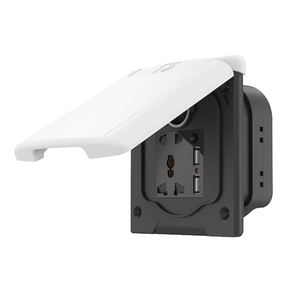 Tomacorriente de Alta Calidad <span class=keywords><strong>ARANA</strong></span> para Autocaravanas, 110V-250V, Protección IP44, Accesorios Premium para RV, Certificación CE, Blanco y Negro - Product Image 5