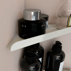 Modern Hotel <b>Bathroom</b> <b>Corner</b> Shelving <b>Unit</b> Space-Grade Aluminum Wall-Mounted Durable Waterproof Storage Shelf - Product Image 3