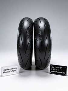 Neumático Radial Deportivo de 17 Pulgadas 110/70ZR17 120/70ZR17 150/60ZR17 160/60ZR17 180/55ZR17 para Yamaha <span class=keywords><strong>Honda</strong></span> Kawasaki Suzuki - Product Image 2