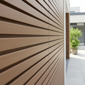 Revêtement extérieur WPC en ASA co-extrudé résistant aux UV pour bâtiments, panneau mural extérieur en ASA PVC - Product Image 2