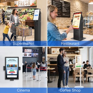 Kiosque de commande en libre-<span class=keywords><strong>service</strong></span> avec écran tactile Android 24 pouces, terminal de paiement POS pour restaurant - Product Image 4