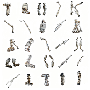 เครื่องฟอกไอเสียเชิงเร่งปฏิกิริยาสแตนเลสสำหรับ Toyota Land Cruiser V8 2014ยูโร2 3 4 5พร้อมเซรามิกซ้ายและขวา - Product Image 5