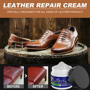 Jaysuing beaute du <span class=keywords><strong>cuir</strong></span> crème voiture intérieur <span class=keywords><strong>cuir</strong></span> chaise canapé sac ceinture chaussures vêtements rayures cigarette brûlures réparation crème - Product Image 4