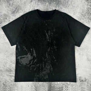 Vente chaude Hipster Vêtements 300GSM T-shirt en coton lourd pour hommes DTG Imprimer Vintage Coton T-shirt Personnalisé en gros - Product Image 4