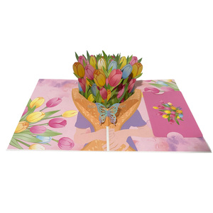 Tarjeta <span class=keywords><strong>de</strong></span> Felicitación Plegable Rectangular con Flores <span class=keywords><strong>de</strong></span> Hortensia 3D Pop-Up, Personalizada, <span class=keywords><strong>de</strong></span> Papel, <span class=keywords><strong>para</strong></span> Amigos, Superventas - Product Image 5