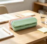 Boîte de rangement portable en plastique pour stylo injecteur réutilisable, très vendue