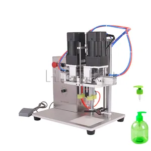 HZPK DHZ-550 pet plastic glass duckbill bottle cap sealer sealing capping machinery screw plastic bottle