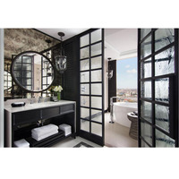 Meubles de chambre à coucher d'hôtel cinq étoiles personnalisés Marriott et ensemble de lits commerciaux avec meuble-lavabo de fabrication chinoise