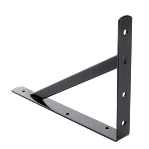 12 Inch X 8 Inch Heavy Duty <strong>Shelf</strong> <strong>L</strong> <strong>Brackets</strong> <strong>Shelf</strong> Support Corner Brace Joint Right Angle <strong>Bracket</strong> Black - Product Image 3