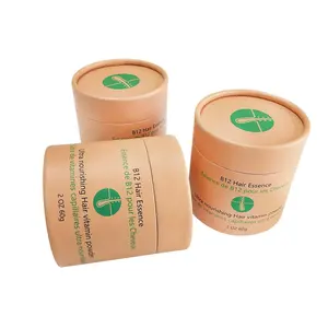 Jemstone Food Paper Cans Carboard Tube Cylinder Cardboard Paper Tube Packaging For Tea Cocoa Powder