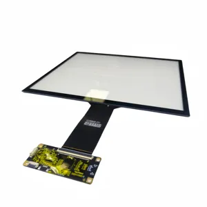 12.1 इंच pccap टच स्क्रीन मॉड्यूल डिजिटाइज़र ग्लास पैनल यूएसबी/i2c/rs232 नियंत्रण बोर्ड