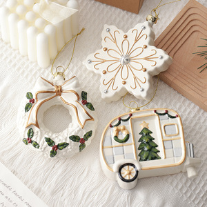 Décorations de Noël, pendentifs, guirlande créative, flocon de neige, ornements d'arbre de Noël, pendentif, accessoires de mise en scène - Product Image 2