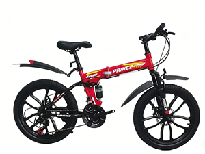 Bicicletta Pieghevole da Montagna 20 Pollici, 21 Velocità, Freni <span class=keywords><strong>a</strong></span> Disco, MTB Portatile per Bambini, Ciclismo all'Aperto e Sport - Product Image 1