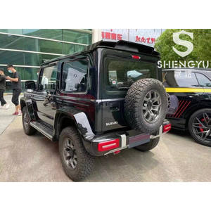Pièces de voiture à bon <span class=keywords><strong>prix</strong></span> pour Suzuki Jimny 19-22 modifié en modèle <span class=keywords><strong>G63</strong></span> <span class=keywords><strong>AMG</strong></span> avec pare-chocs avant et arrière avec calandre et capot de lampes automatiques - Product Image 5