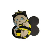 Badge métallique personnalisé DIY 2cm*2cm, épinglette pour fans d'idols, personnage à peindre avec paillettes, avec attache en caoutchouc, logo, médaille sportive plaquée, thème amour