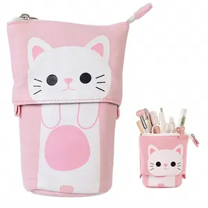 Wholesale Kawaii Desktop Pen Holder For Girls Cute Storage Box