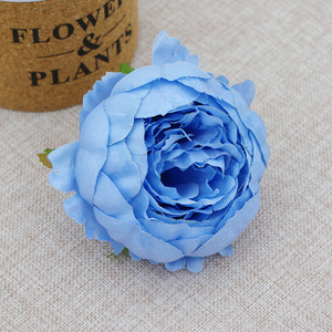 Cabeza de flor de peonía artificial de gama alta estándar europeo Acento floral decorativo hecho a mano - Product Image 3