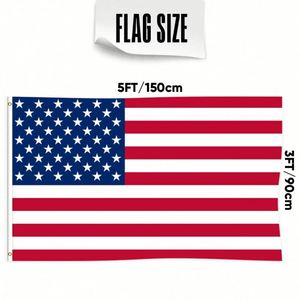Bandera de Estados Unidos Más Vendida, Bandera de América, Poliéster, 3x5 pies, Impresión de Alta Calidad para Decoración de Exteriores - Product Image 2