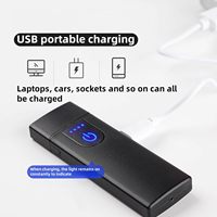 Nouveau briquet électronique rechargeable USB étanche et coupe-vent 2024 pour cadeaux promotionnels
