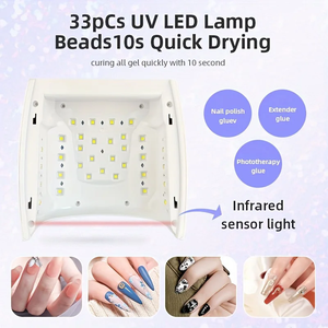 Lámpara de Uñas LED UV Inalámbrica Recargable, Secador de Uñas para Esmalte de Gel, Equipo de Manicura para Salón - Product Image 5