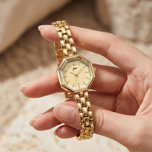 นาฬิกาควอตซ์มินิมอล ตัวเรือนทรงแปดเหลี่ยม นาฬิกาข้อมือผู้หญิง - Product Image 5