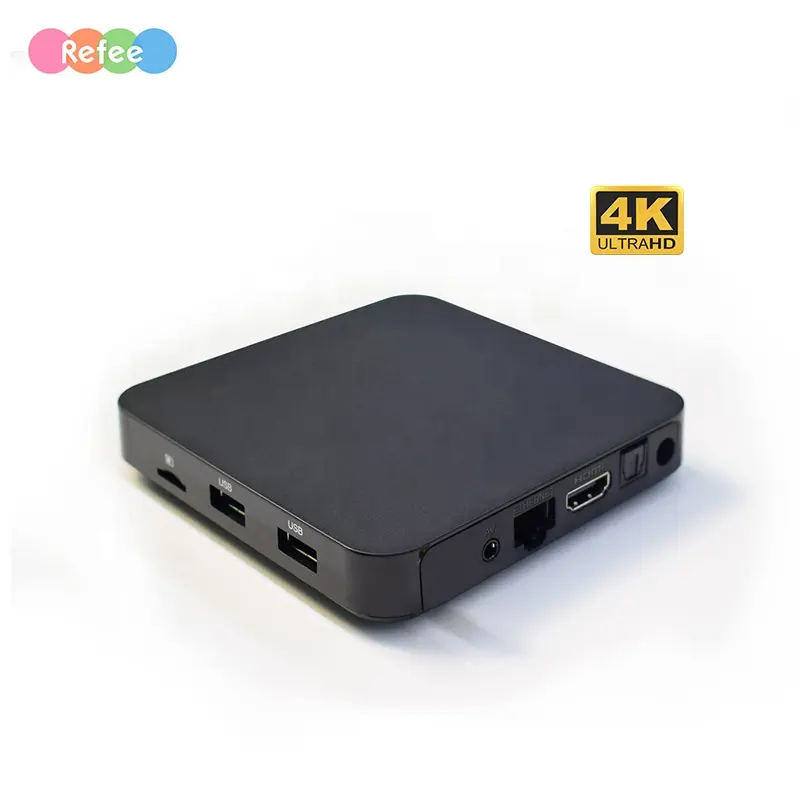 Boîtier smart TV wifi Android, UHD, 4K, lecteur multimédia, pour enregistrement numérique, publicité