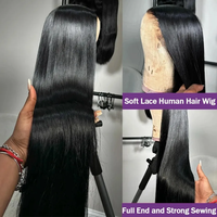 Perruque frontale sans colle en cheveux humains, couleur personnalisée, tissages et perruques, rose, pré-épilée, prête à porter