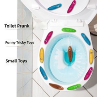 Jouet créatif à lancer au doigt en caoutchouc souple TPR, gadget de farce, jouet collant mural pour le poisson d'avril, jouet anti-stress