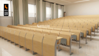 Mobilier scolaire ergonomique pour salle de conférence avec tiroir table d'université bureau d'école et chaise ensemble de table d'école pour salle de classe