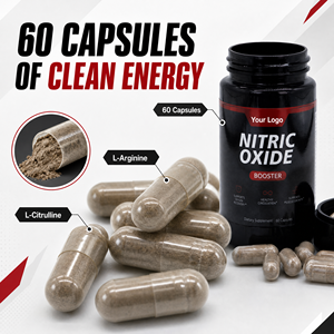 Booster d'oxyde nitrique 500 mg avec L-Arginine <span class=keywords><strong>pour</strong></span> le soutien de <span class=keywords><strong>la</strong></span> santé vasculaire, prix d'usine, échantillon gratuit, ODM - Product Image 4