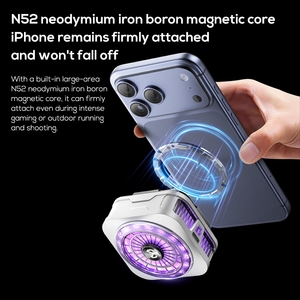 Refroidisseur de téléphone magnétique à semi-conducteurs MEMO CX21, double usage, clip radiateur, refroidissement silencieux, 18W, ventilateur de refroidissement pour téléphone - Product Image 5