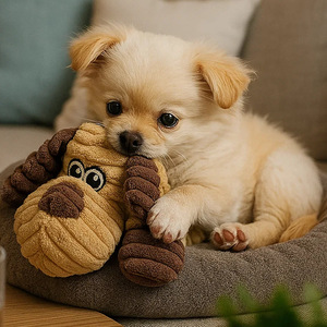 Jouets sonores en peluche pour chiens de la série Animaux de la ferme, été - Product Image 1
