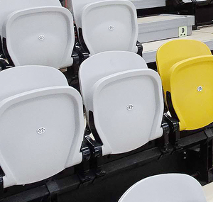 Asientos Plegables para Estadios HDPP Resistentes a los Rayos UV, Sillas Deportivas para Arenas y Gimnasios - Product Image 1