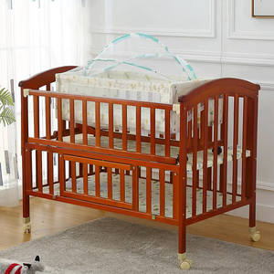 <span class=keywords><strong>Cuna</strong></span> de jardín de infantes con colchón ajustable, <span class=keywords><strong>cuna</strong></span> <span class=keywords><strong>Montessori</strong></span> para guardería de bebé con ruedas de grado comercial, cama de madera para preescolar - Product Image 4