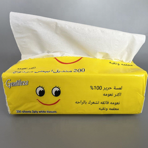 Vente en gros de pâte de bois vierge 2 plis Style magique Loge personnalisée souple pour usage domestique Papier de soie faciale - Product Image 3