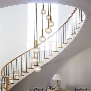 JYLIGHTING Nouveau <span class=keywords><strong>lustre</strong></span> de plafond, luminaires suspendus modernes, décoration de plafond de pièce, lampes de décoration intérieure, <span class=keywords><strong>lustre</strong></span> sphérique, lumière LED - Product Image 2