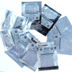 Redleaf gros 3A couleur blanche zircon rond 0.8mm-2mm pierres précieuses en vrac petit zircon cubique synthétique - Product Image 2