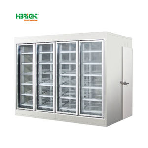Highbright Customized Plug-in Vertical Glass Door Supermarket Walk in <b>Cooler</b> Cold Room - Product Image 1