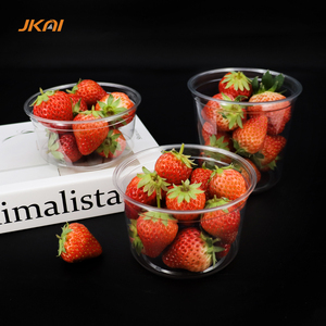 Dùng Một Lần 16Oz Pet Nhựa Deli <span class=keywords><strong>Container</strong></span> Tùy Chỉnh Deli <span class=keywords><strong>Container</strong></span> Có Nắp Đậy Cho Bánh Milkshake Món Tráng Miệng Takeaway Cup - Product Image 4