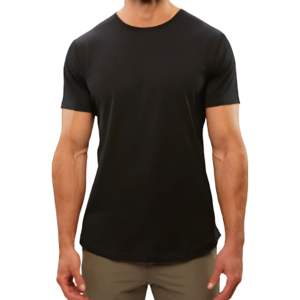 T-shirt de sport personnalisé en coton et élasthanne, fabricant de t-shirts ajustés, vêtements de <span class=keywords><strong>musculation</strong></span> et de fitness pour hommes, polyester et spandex, t-shirts de sport unis - Product Image 2