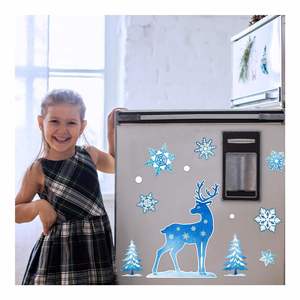 Imanes Personalizados para Coche con Diseño Navideño, Arte Decorativo 3D, Forma Personalizada, Tamaño Mediano, Recuerdos Magnéticos para Refrigerador, Regalos - Product Image 1