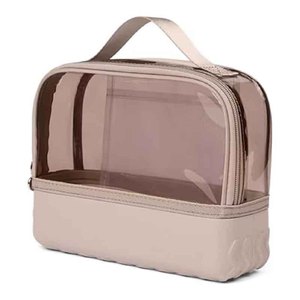 Sac de maquillage compact, lavable, durable, imperméable, sac de toilette de voyage, sac cosmétique - Product Image 1