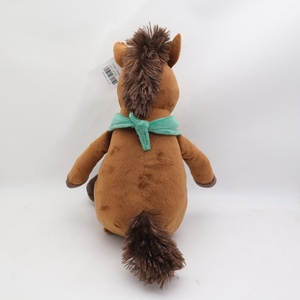 Super doux Kawaii Style mascotte en peluche cheval vacances cadeaux bébé peluche animal pour <span class=keywords><strong>poney</strong></span> avec écharpe PP coton remplissage - Product Image 4