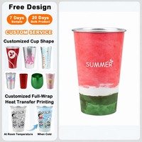 Vaso de Aluminio Personalizado con Personaje de Anime, Cambia de Color, Listo para Sublimación, Taza Mágica Sensible al Frío, Regalo para Fans