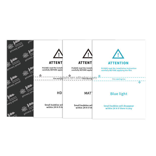 Factory Wholesale TPU Nano Hydrogel Film Sheet HD Matte Anti-Blue Light Privacy Mobile Cut Screen Protector Foil Membrane