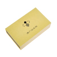 Boîtes d'emballage cadeau en forme de livre au style unique avec fermeture magnétique et insert en mousse pour miel